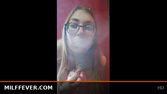 Naked Redhead MILF Chain Smokes Cigarettes While Talking Dirty and Seductively
