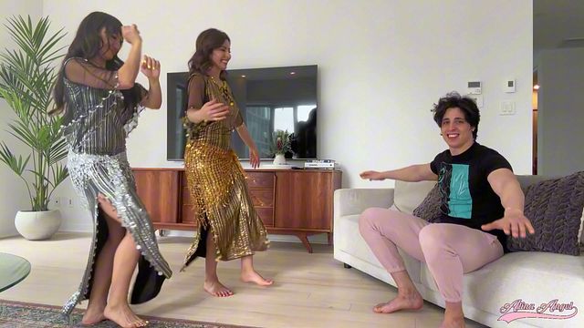 Gattouz Fucks Arabic MILFs Alina Angel & Sasha Pearl with Youssef Khalil in Hot Threesome
