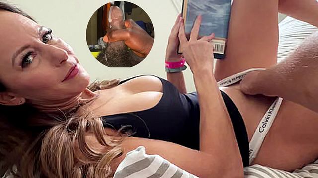 Justine Jakobs gets off to MILF neighbor's POV fantasy