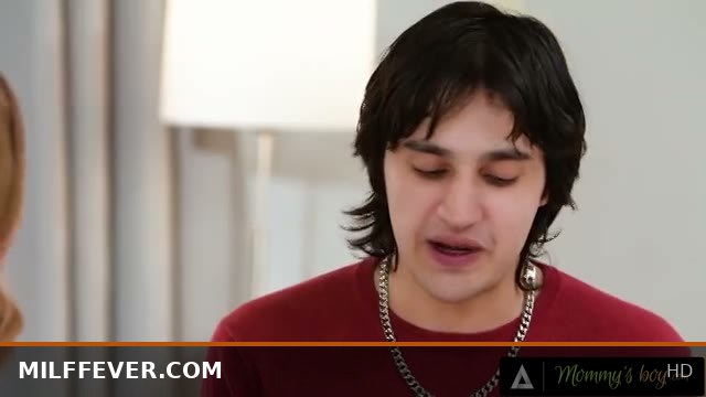 Aderes Quin Catches Stepson Off Guard With Birthday Anal Surprise in Mommy's Boy Scene